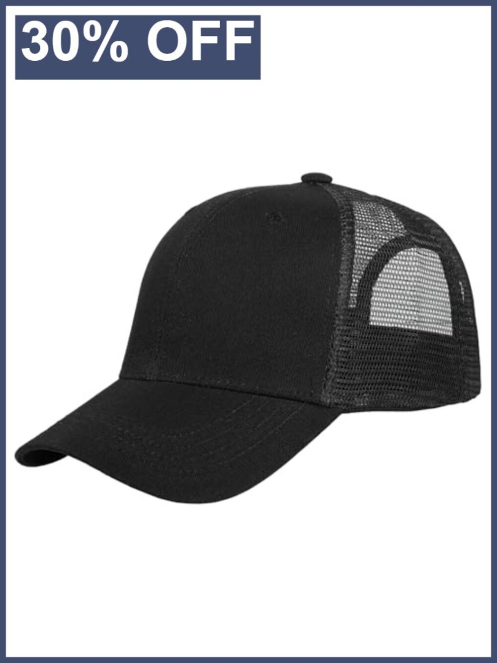 Trucker Hat Baseball Cap Structured 6 Panel Adjustable Snapback